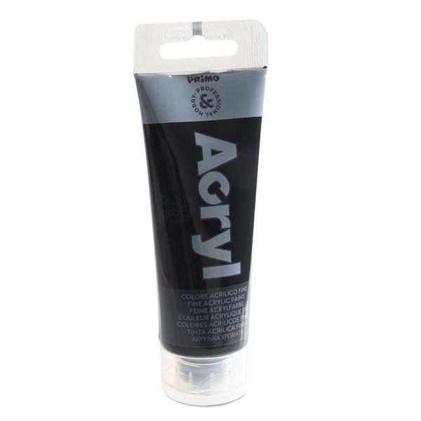 PRIMO - MOROCOLOR - 420TA75800 - Colori Acryl - 75ml - nero - Primo