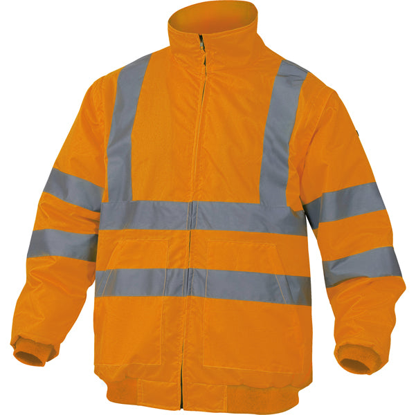 DELTAPLUS - RENHVORXG - Giubbotto alta visibilitA' Reno HV - poliestere-poliuretano - taglia XL - arancio fluo - Deltaplus