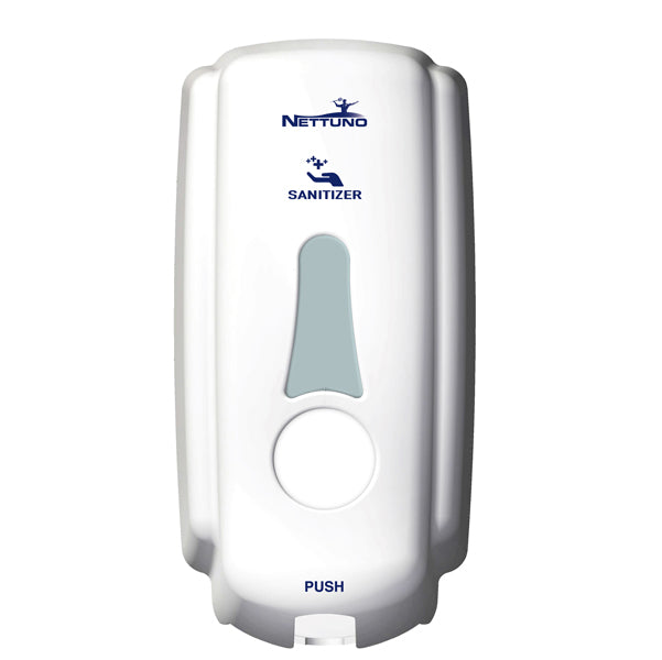 NETTUNO - 90400 - Dispenser T-Small per sapone (ricariche TS800) - capacitA' 1 L - bianco - Nettuno