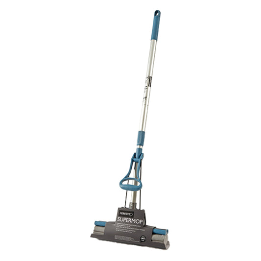 PERFETTO - 0057A - Lavapavimenti Supermop - 27x145 cm - manico telescopico - Perfetto