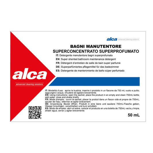 ALCA - ALC1039 - Manutentore Bagni Linea Monodose - superprofumato - Alca - bustina da 50 ml