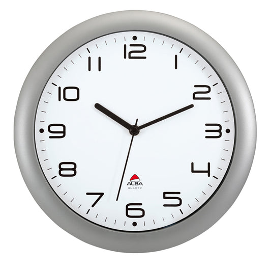 ALBA - HORNEW-M - Orologio da parete Hornew - diametro 30 cm - grigio metal - Alba