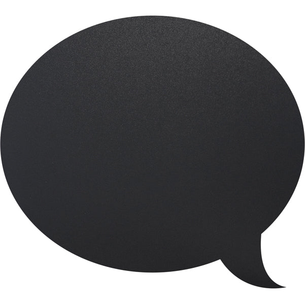 SECURIT - FB-BUBBLE - Lavagna da parete Silhouette - 47 x 27,3 cm - forma fumetto - nero - Securit