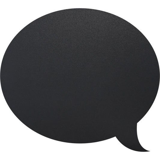 SECURIT - FB-BUBBLE - Lavagna da parete Silhouette - 47 x 27,3 cm - forma fumetto - nero - Securit