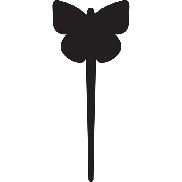 SECURIT - TAG-BUTTERFLY-5 - Silhouette Tags - forma farfalla - nero - Securit - set 5 pezzi