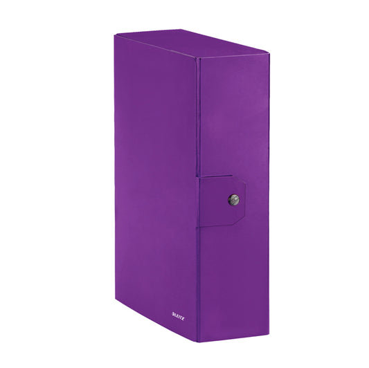 LEITZ - 39680062 - Scatola progetto WOW - dorso 10 cm - viola metallizzato - Leitz