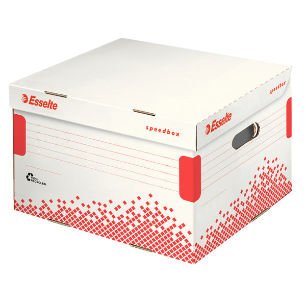 ESSELTE - 623912 - Scatola container Speedbox - Medium - 32,5x36,7cm - dorso 26,3 cm - Esselte
