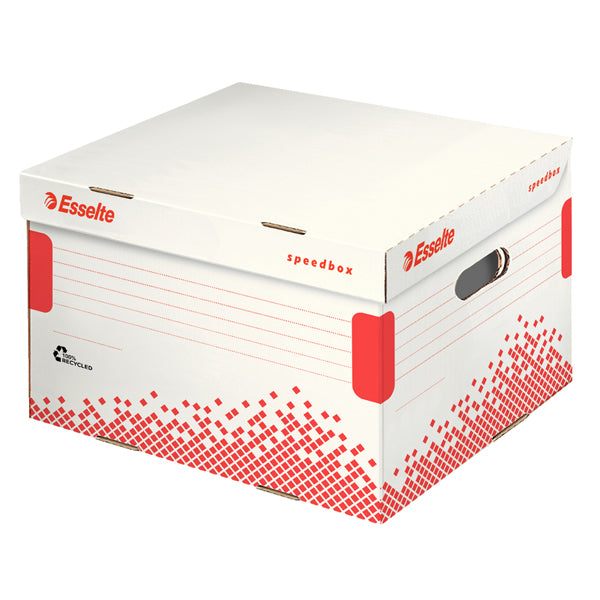 ESSELTE - 623913 - Scatola container Speedbox - Large - 36,4x43,3cm - dorso 26,3 cm - Esselte
