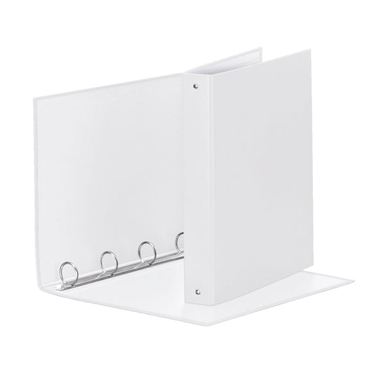 ESSELTE - 395792904 - Raccoglitore Meeting - 4 anelli tondi 30 mm - dorso 4 cm - 22x30 cm - PPL - bianco - Esselte