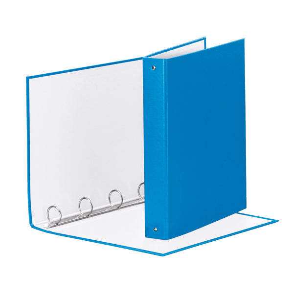 ESSELTE - 395792910 - Raccoglitore Meeting - 4 anelli tondi 30 mm - dorso 4 cm - 22x30 cm - PPL - blu vivida - Esselte