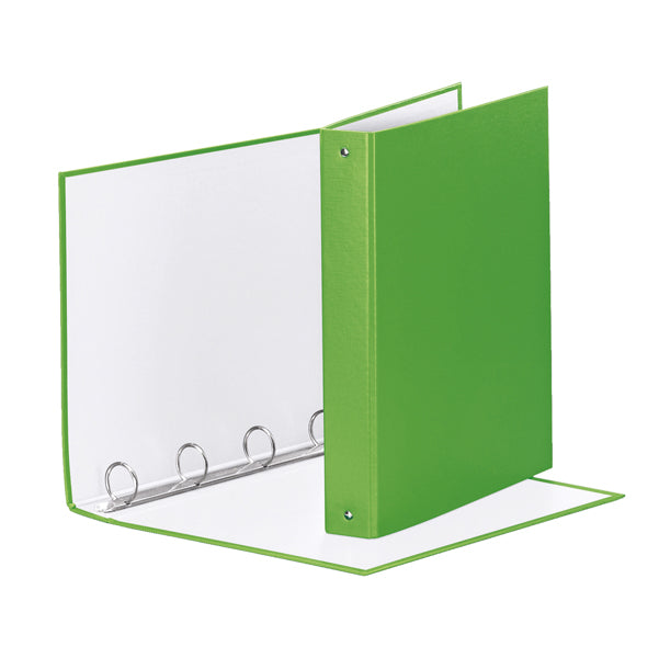 ESSELTE - 395792940 - Raccoglitore Meeting - 4 anelli tondi 30 mm - dorso 4 cm - 22x30 cm - PPL - verde vivida - Esselte