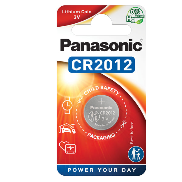 PANASONIC - C302012 - Micropila CR2012 - litio - Panasonic - blister 1 pezzo