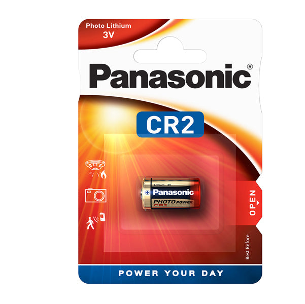PANASONIC - C300002 - Micropila CR2 Photo - litio - Panasonic - blister 1 pezzo