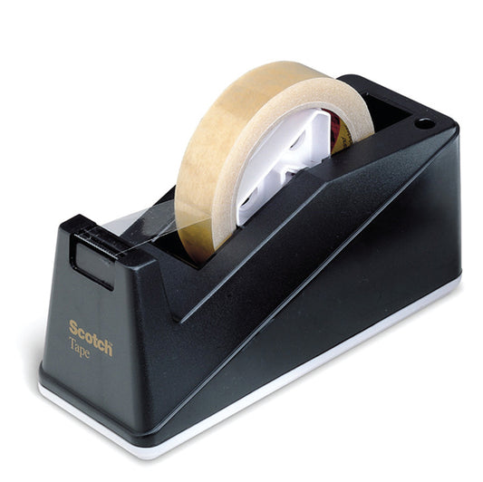 SCOTCH - 59555 - Dispenser da tavolo C10 per nastri - 33-66 m - nero - Scotch