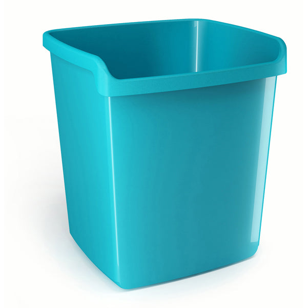 ARDA - 8116TU - Cestino gettacarte Mydesk - altezza 32,3 cm - 15 L - turchese - Arda