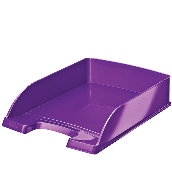 LEITZ - 52263062 - Vaschetta portacorrispondenza WOW - 25,5 x 35,7 x 7 cm - viola - Leitz