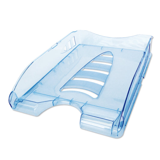ARDA - TR75510BL - Vaschetta portacorrispondenza Sunrise - 33,5 x 25,4 x 7 cm - azzurro trasparente - Arda