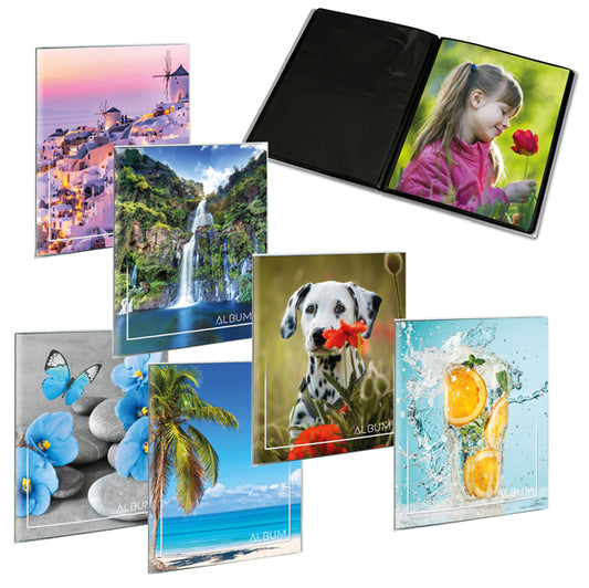 LEBEZ - 2756 - Album portafoto a busta saldato - assortiti - 17 x 21cm - contiene fino a 24 foto da 14,5 x 20cm - Lebez