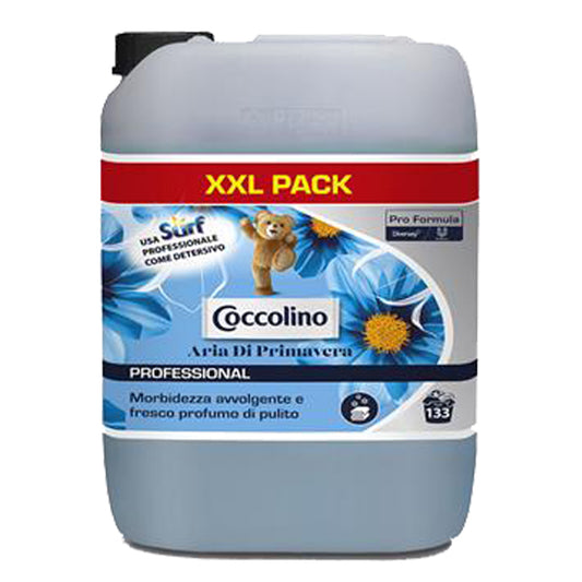 COCCOLINO - 7210322 - Coccolino ammorbidente lavatrice Aria di Primavera - profumato - 10 L - Coccolino