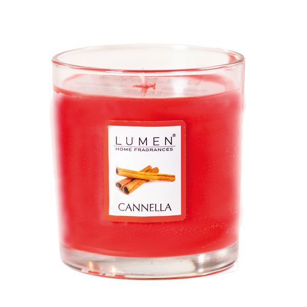LUMEN - X540203 - Candela in bicchiere - cannella - Lumen