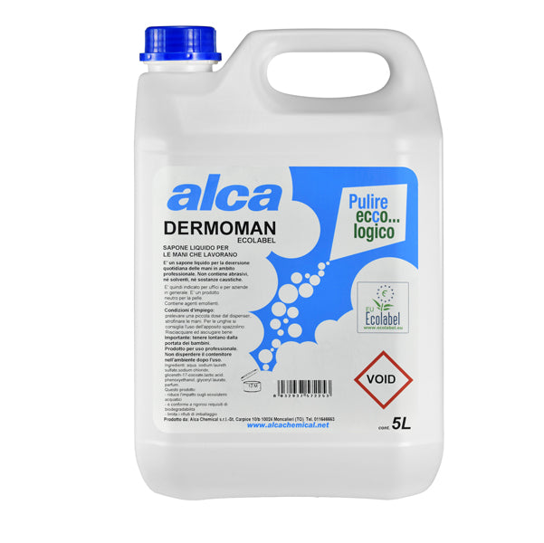 ALCA - ALC578 - Sapone liquido Dermoman - fiorito - sporco medio - Alca - tanica da 5 L
