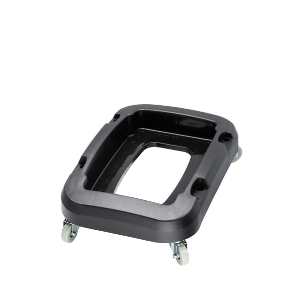 MEDIALINTERNATIONAL - 114201 - Carrello a 4 ruote per contenitore Office - 32,5×47×15 cm - nero - Medial International