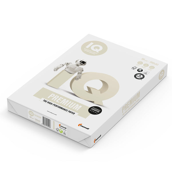MONDI - 6012 - Carta IQ Premium - A3 - 90 gr - bianco - Mondi - conf. 500 fogli