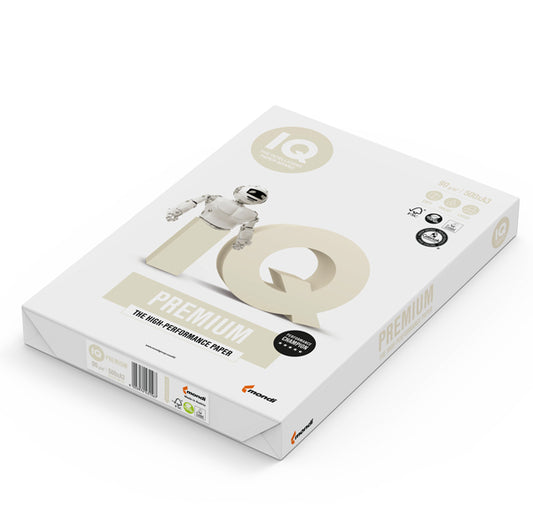 MONDI - 6012 - Carta IQ Premium - A3 - 90 gr - bianco - Mondi - conf. 500 fogli