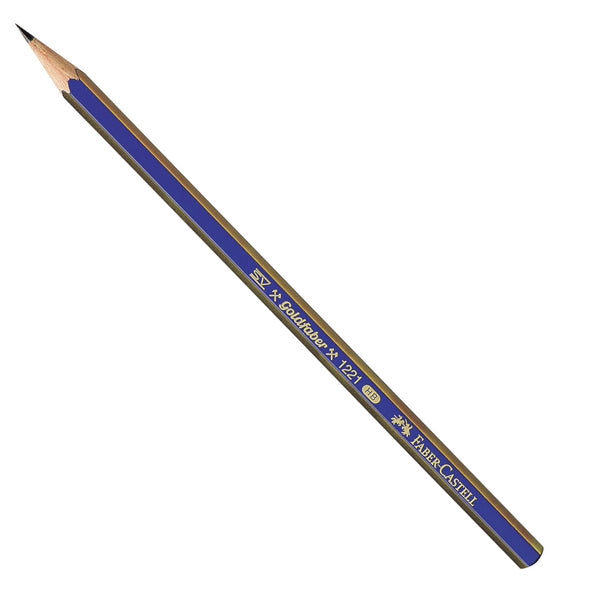 FABER-CASTELL - 112500 - Matita in grafite Goldfaber 1221 - esagonale - gradazione HB - Faber Castell