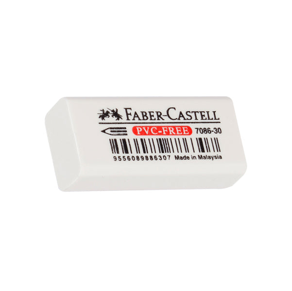 FABER-CASTELL - 188730 - Gomma mini in vinile - bianca - per matita - Faber Castell