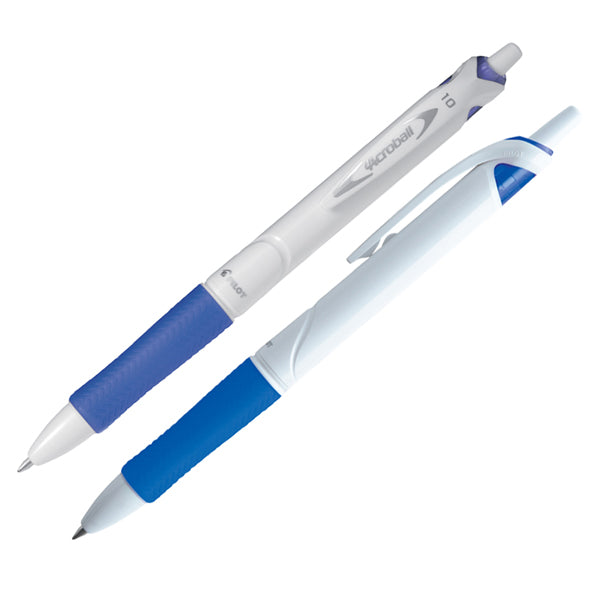 PILOT - 011294 - Penna a sfera a scatto Acroball Pure White Begreen - punta 1,0mm - blu - Pilot