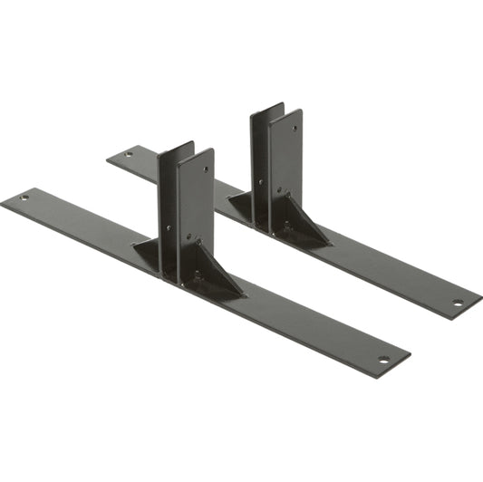 SECURIT - SBM-FEET - Piedi in metallo nero per lavagne Multiboard - Securit - set 2 pezzi