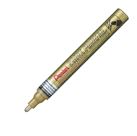 PENTEL - MMP10-X - Marcatore Paint Marker Linea Amiko - punta media 4,50mm - oro - Pentel