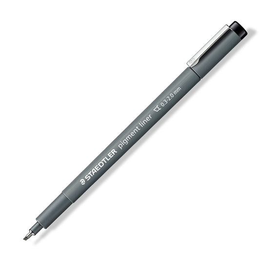 STAEDTLER - 308 C2-9 - Pennarello Pigment Liner 308 - 2,0mm - nero - Staedtler