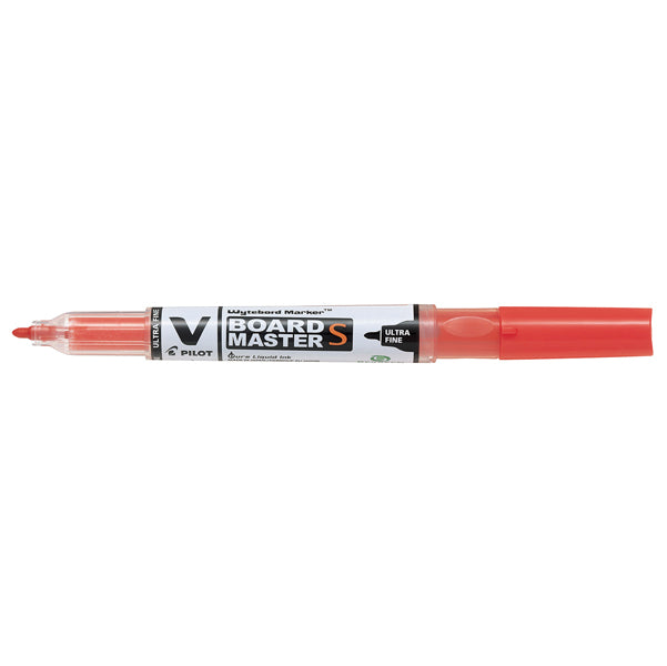 PILOT - 040377 - Marcatore V Board Master S Ultra Fine Begreen - punta ultra fine - tratto 0,8mm - rosso - Pilot
