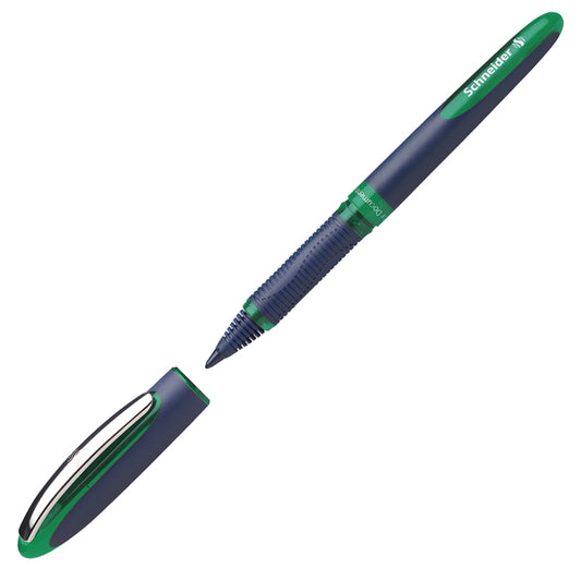 SCHNEIDER - P183004 - Roller One Business con cappuccio  - tratto ultra smooth 0,6mm - verde - Schneider