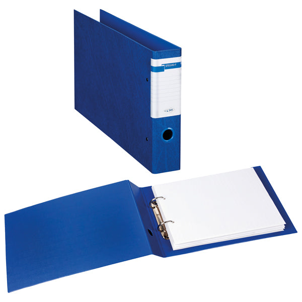 SEI ROTA - 37404307 - Raccoglitore Stelvio F - 2 anelli a D 40 mm - dorso 6 cm - 30x22 cm (album) - blu - Sei Rota