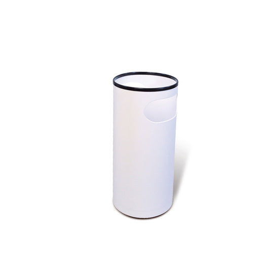 PRESBITERO - X851501 - Portaombrelli PS66 - 22 L - diametro 25 cm - H 52 cm - plastica - bianco - Presbitero