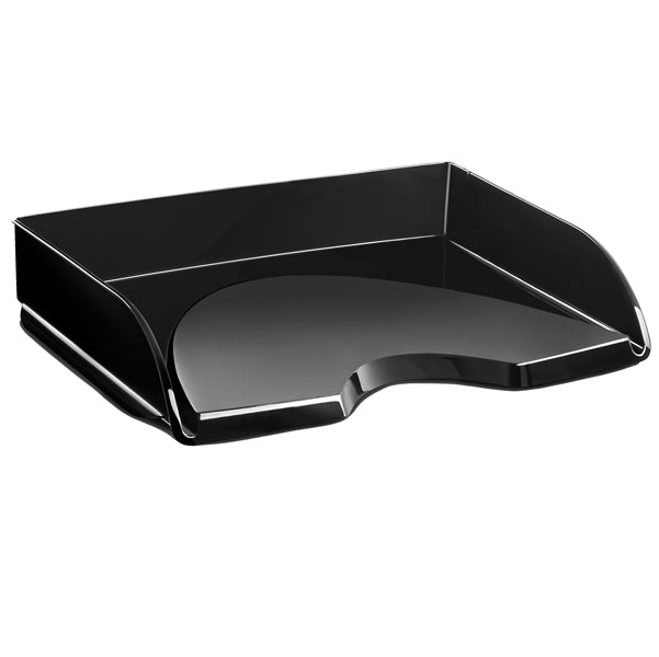 CEP - 1135220161 - Vaschetta portacorrispondenza - apertura frontale - 26 x 35,1 x 6,9 cm - nero crystal - Cep