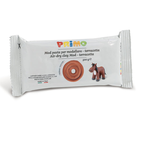PRIMO - MOROCOLOR - 286MOD500T - Pasta da modellare - 500gr - terracotta - Primo