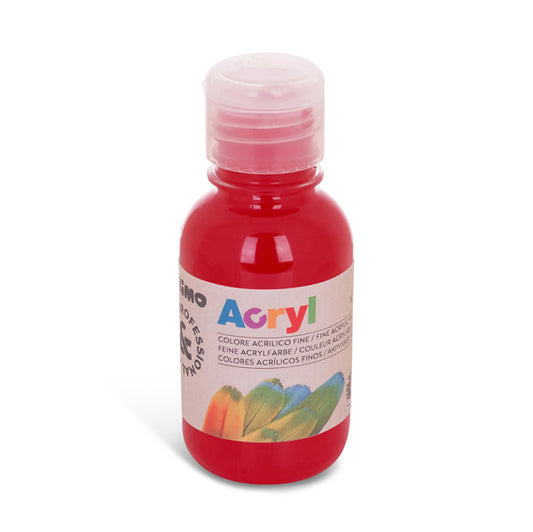 PRIMO - MOROCOLOR - 402TA125310 - Colori Acryl - 125ml - rosso carminio - Primo
