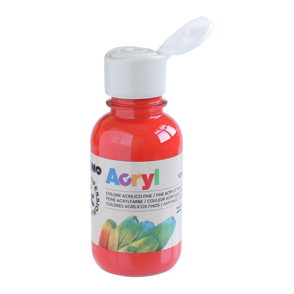 PRIMO - MOROCOLOR - 402TA125300 - Colori Acryl - 125ml - rosso vermiglione - Primo