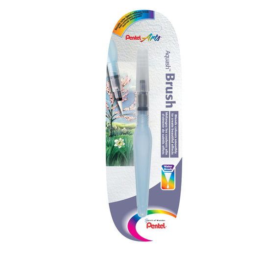 PENTEL - XFRH-1-M - Pennello Aquash Water Brush con serbatoio - 10ml - punta media - Pentel