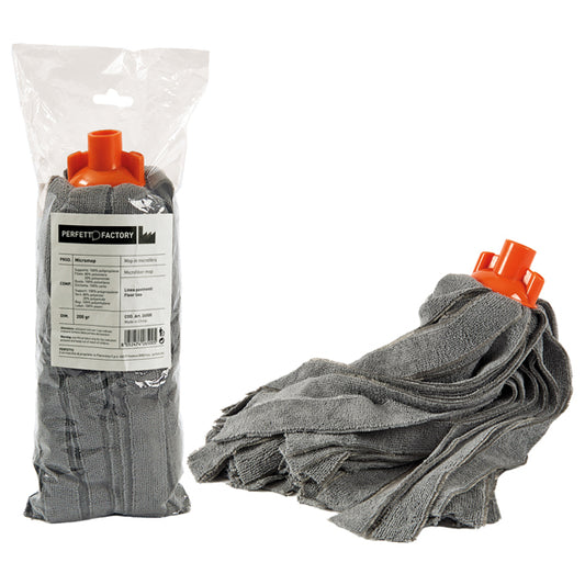 PERFETTO - 26500 - Mop Falcon in microfibra - 200 gr - grigio - Perfetto