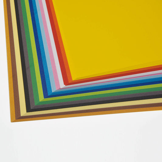 FAVINI - A35X502 - Cartoncino Bristol Color - 50 x 70cm - 200 gr - colori assortiti - Favini - box display 240 pezzi