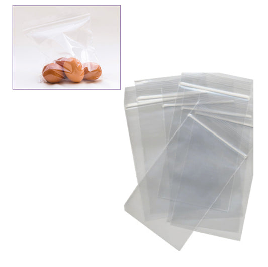 VIVA - 3120 - Sacchetti Zip - 30 x 40 cm - 45 micron - PE - trasparente - Viva - conf. 100 pezzi