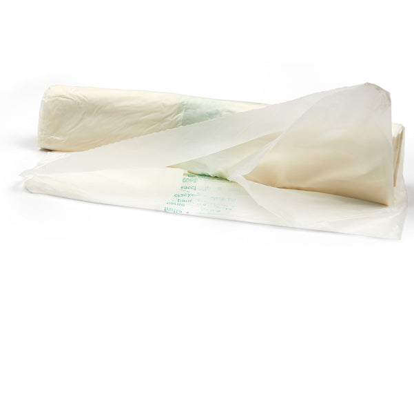 PERFETTO - 0359D - Biosacco per immondizia - 42x42 cm - 10 L - 19 micron - bianco - Perfetto - rotolo da 15 sacchi