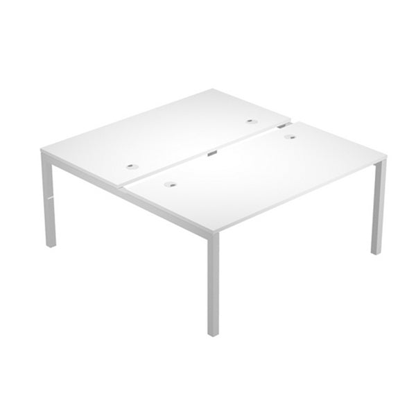 ARTEXPORT - BENCH160X2_3 - Scrivania AgorA' a 2 postazioni contrapposte - 160 x 168 x 72,5 cm - bianco - Artexport