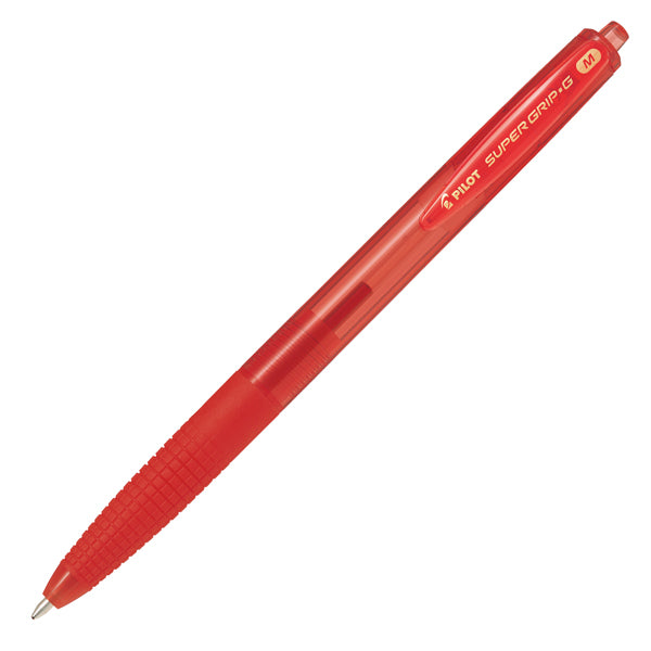 PILOT - 001616 - Penna a scatto Supergrip G - punta 1,0mm - rosso  - Pilot