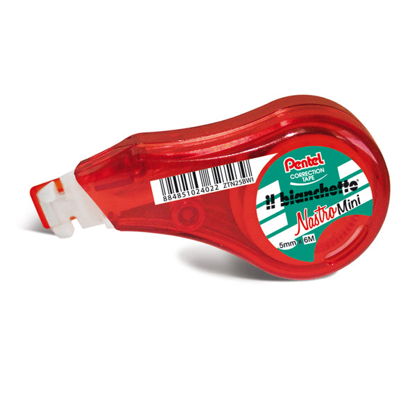 PENTEL - ZTN25BWI - Correttore a nastro mini Il Bianchetto - 5mm x 6mt - Pentel